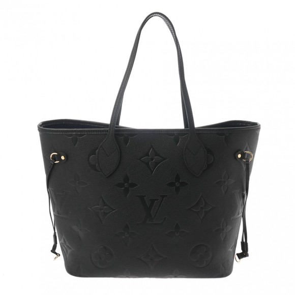 Louis Vuitton Handbags - Louis Vuitton Empreinte Neverfull MM Noir Black Tote Bag Back
